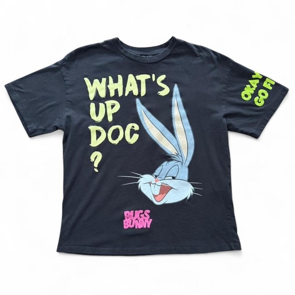 Y2k Looney Tunes Bugs Bunny What's Up Doc Graphic T-shirt Medium
